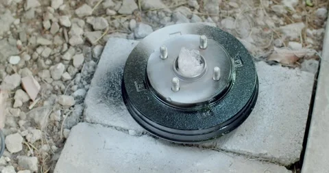 Spray the first layer of black paint after the primer. Stock Footage 267025053