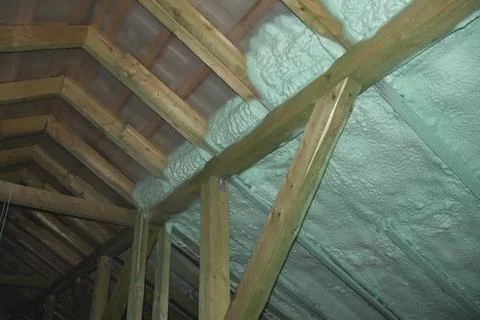 Spray Foam Insulation Stock Photos