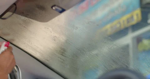 Spray glue stain dissolving spray for easy cleaning. Stock Footage 282695280