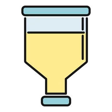 Spray gun paint container refill icon vector illustration Stock Illustration