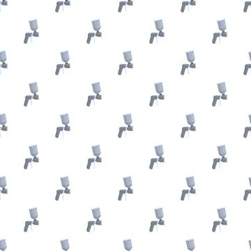 Spray gun pattern repeating for painting and automotive industry Stock Illustration
