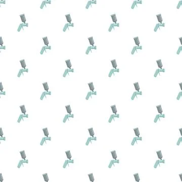 Spray gun tool flat pattern seamless design Stock Illustration
