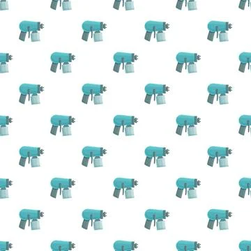 Spray gun tools repeating pattern for painting background Illustrazione stock