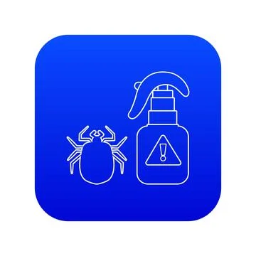 Spray icon blue Stock Illustration
