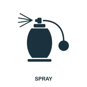 Spray icon. Flat style icon design. UI. Illustration of spray icon. Pictogram Stock Illustration