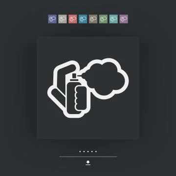 Spray icon 스톡 일러스트
