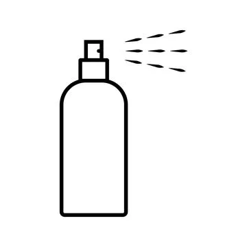 Spray icon, perfume vector Illustration