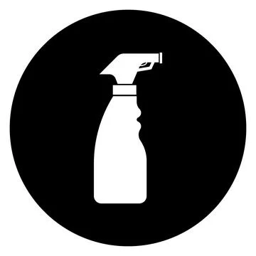 Spray icon, perfume vector Illustrazione stock