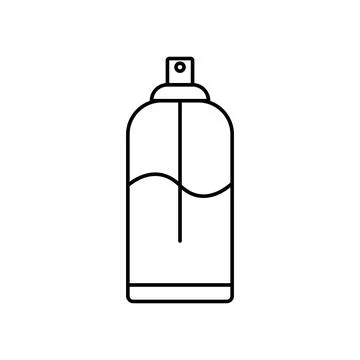 Spray icon, perfume vector Illustrazione stock