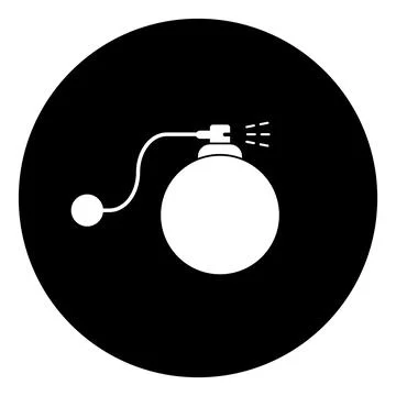 Spray icon, perfume vector Stock Illustration