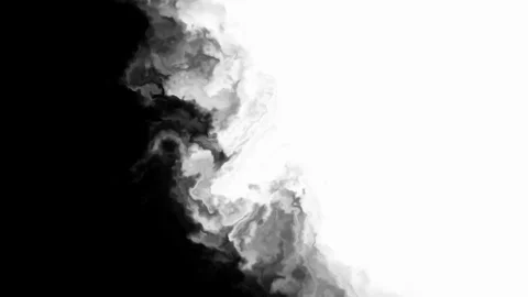 Spray, ink, transition spot spreading from right to left moving abstract Stockbeeldmateriaal 124315434