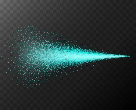 Spray mist atomizer. Vector cosmetic dust effect air splash isolated. Spray Stock Illustration