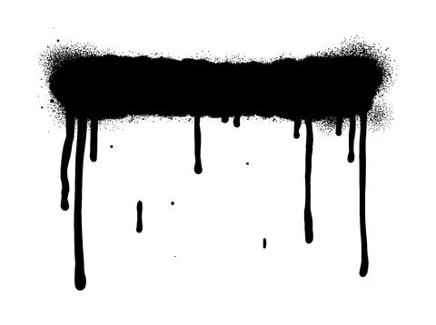 Spray Paint Abstract Vector Elements 스톡 일러스트