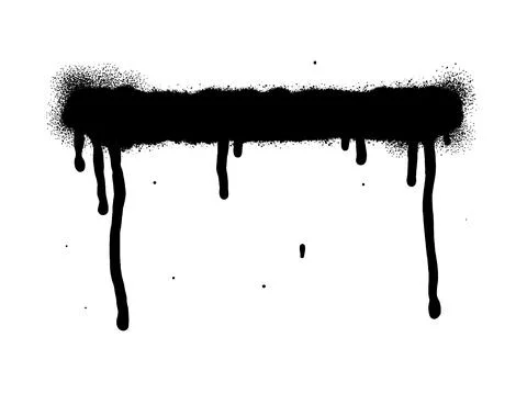 Spray Paint Abstract Vector Elements Stock Illustration