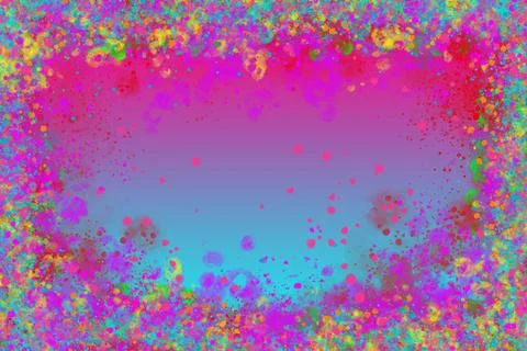 Spray Paint Border イラスト素材