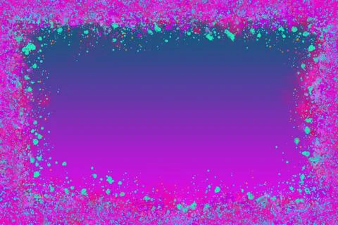 Spray Paint Border 库存插图