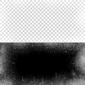 Spray Paint Grunge InkSpray Paint Grunge Ink Blot Texture Isolated Transparent P Stock Illustration