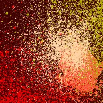 Spray paint pattern grunge, creative hand drawing, splash Stock Illustration