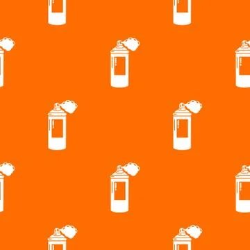 Spray paint pattern vector orange Stock Illustration