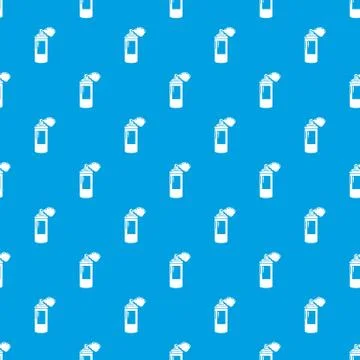 Spray paint pattern vector seamless blue Stock Illustration