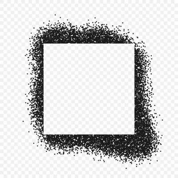 Spray painted frame . Vector illustration Stock Illustration