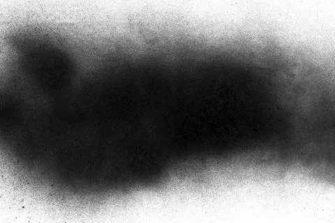 Spray particles texture isolated on white 스톡 사진