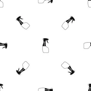 Spray pattern seamless black Stock Illustration