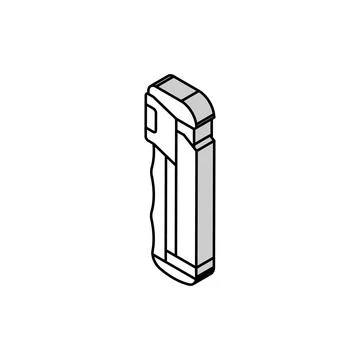 Spray pepper isometric icon vector illustration Stock Illustration
