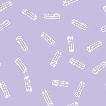 Spray pepper line seamless pattern Stock Illustration