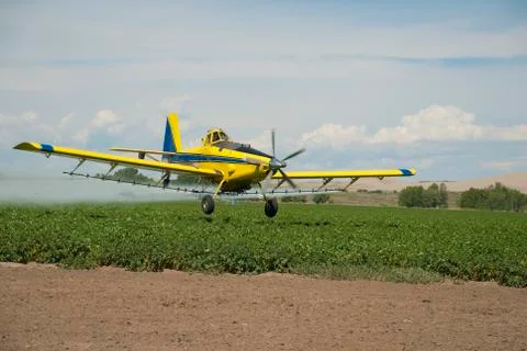 Spray Plane Stock-Fotos