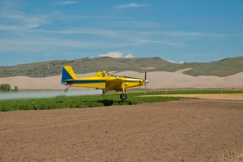 Spray Plane Stock Photos