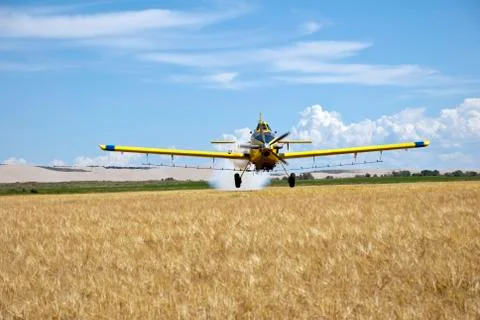 Spray Plane 스톡 사진