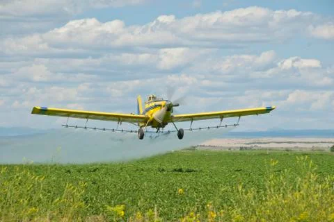 Spray Plane Stock-Fotos