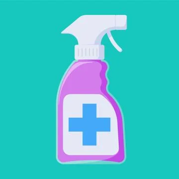 Spray sanitizer Stock Illustration