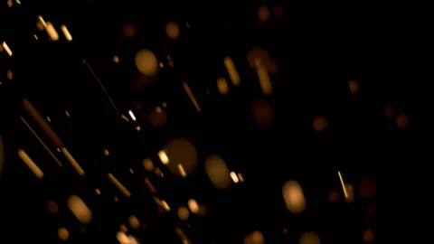 Spray of sparks on black background Stock Footage 121620967