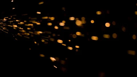 Spray of sparks on black background Stock Footage 121629452
