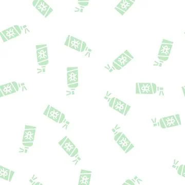 Spray from ticks glyph vector seamless pattern 스톡 일러스트