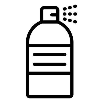 Spray Vector Icon Design Illustration Illustrazione stock