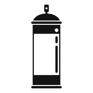 Spray waste icon simple vector. Recycle bin Stock Illustration