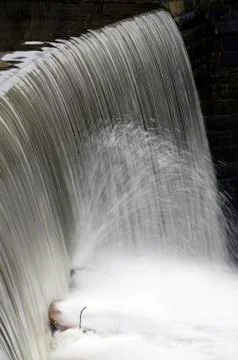Spray from waterfall Stock Photos