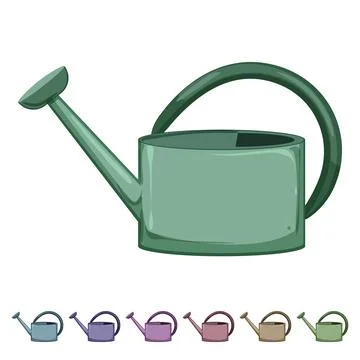 Spray watering can cartoon vector graphic Ilustração Stock
