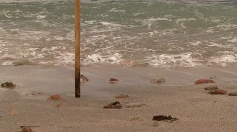 Spray waves Stock Footage 12049759