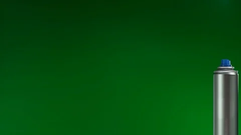 Spray01 on green HD 30fps Stock Footage 104235200