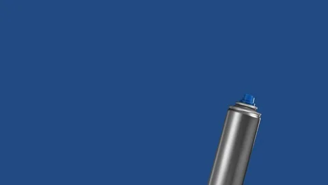 Spray12 on blue HD 30fps Stock Footage 104229942