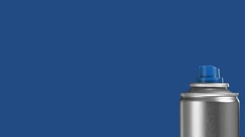 Spray17A on blue HD 30fps 스톡 동영상 104567503