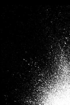Sprayed graffiti effect background in white on black Stock Illustration
