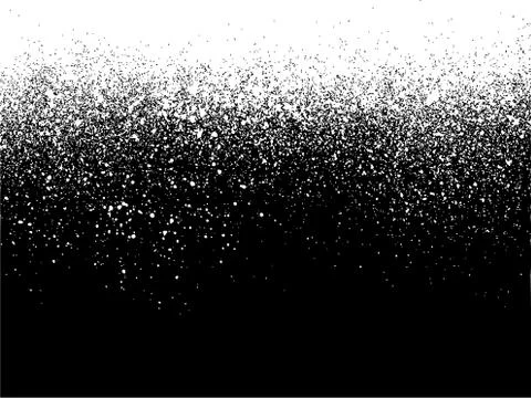 Sprayed paint gradient detail in white over black Illustrazione stock