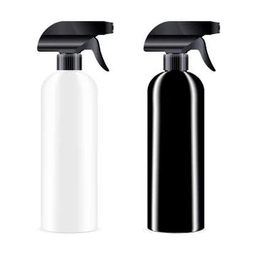 Sprayer bottle dispenser cap. Isolated container Stock Illustration