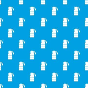 Sprayer container pattern seamless blue Illustrazione stock