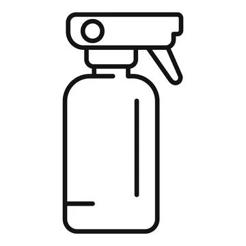 Sprayer dispenser icon outline vector. Gear airflow Ilustración de archivo